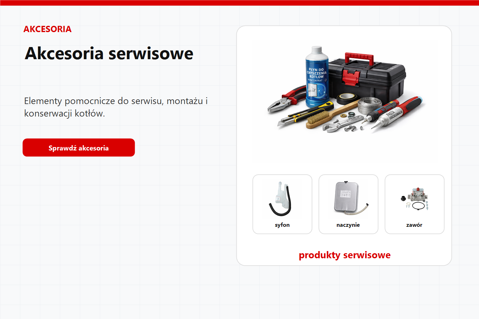 AKCESORIA SERWISOWE