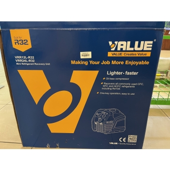 VRR12L-R32 STACJA DO ODZYSKU CZYNNIKA CHŁODNICZEGO R32 R134a R404a VALUE