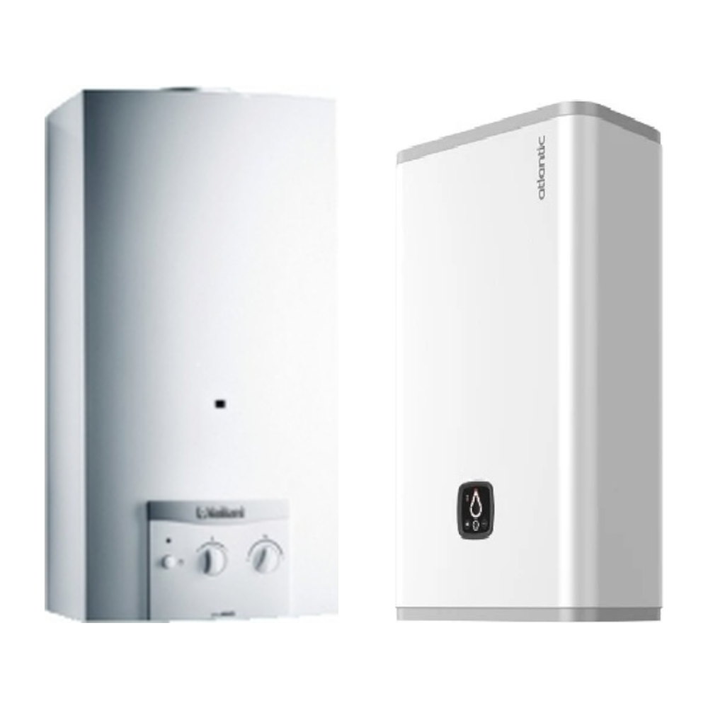 PODGRZEWACZE WODY ELEKTRYCZNE GAZOWE